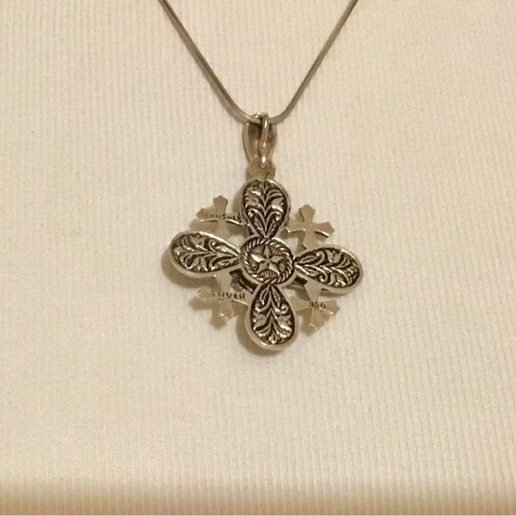 Sterling Silver Signed 900 Jerusalem HEAVY - Picture 2 of 6